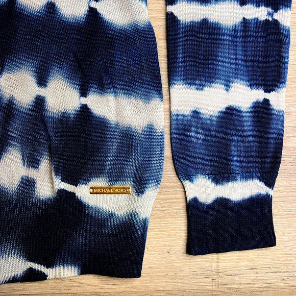 💎Michael Kors Designer Tie Dye Crewneck Knit Sweater - Picture 4 of 5